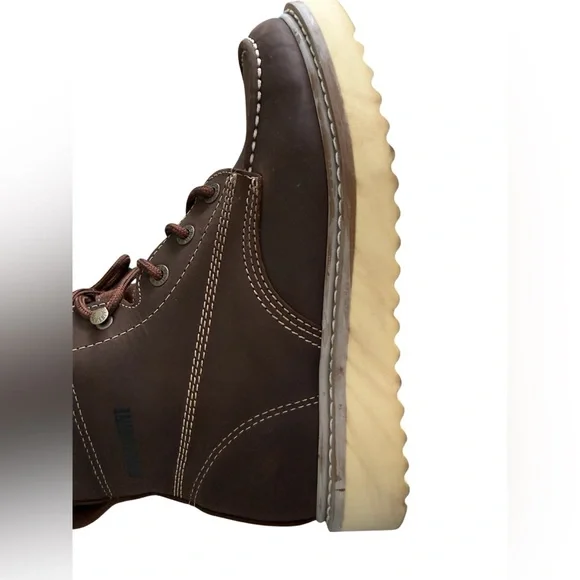 Wolverine Men's Loader Wedge Boots Dark Brown Leather Size 8 1/2 Medium Width - Picture 5 of 14